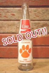 画像: dp-230101-65 Clemson University / CLEMSON TIGERS 1981 National Champions Coca Cola Bottle