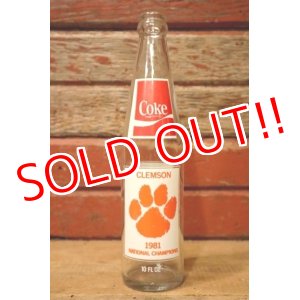 画像: dp-230101-65 Clemson University / CLEMSON TIGERS 1981 National Champions Coca Cola Bottle