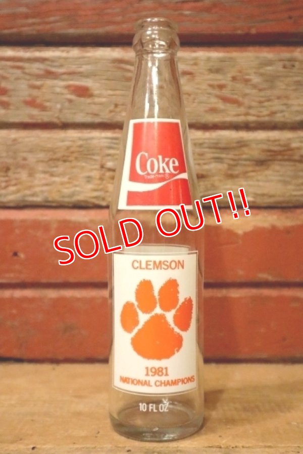 画像1: dp-230101-65 Clemson University / CLEMSON TIGERS 1981 National Champions Coca Cola Bottle