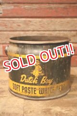 画像: dp-240911-77 Dutch Boy / 1950's-1960's SOFT PASTE WHITE LEAD 50 LBS. NET Bucket