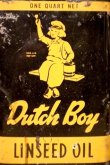 画像2: dp-240911-83 Dutch Boy / 1950's-1960's LINSEED OIL ONE QUART Can