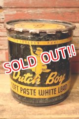 画像: dp-240911-76 Dutch Boy / 1950's-1960's SOFT PASTE WHITE LEAD 100 LBS. NET Bucket