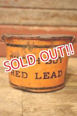 画像: dp-240911-79 Dutch Boy / 1940's-1950's RED LEAD 12 1/2 POUNDS Bucket