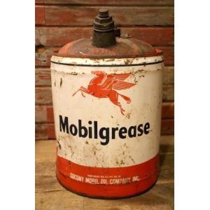 画像: dp-240911-38 Mobilgrease / 1940's-1950's 5 U.S. GALLONS CAN