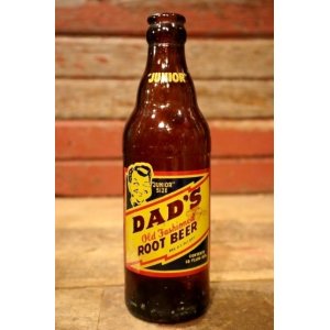 画像: dk-006 DAD'S ROOT BEER / 1940's "JUNIOR" SIZE 10 FL.OZ. Bottle