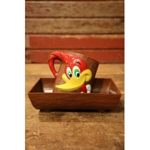 画像: ct-240911-05 Woody Woodpecker / 1960's Plastic Mug & Bowl Set (C)