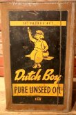 画像3: dp-240911-89 Dutch Boy / 1960's PURE LINSEED OIL 38 POUNDS CAN