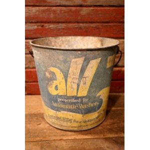 画像: dp-240911-67 all / 1950's-1960's Laundry Detergent Galvanized Metal Bucket