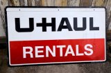 画像: dp-240911-72 U-HAUL / 1990's W-side Metal Sign