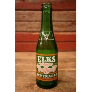 画像: dk-041 ELKS BEVERAGES / 1940's 7 FL.OZ Bottle