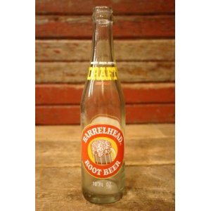 画像: dk-048 DRAFT STYLE BARRELHEAD ROOT BEER / 1970's 10 FL.OZ Bottle