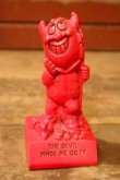 画像1: ct-241008-98 PAURA 1971 Red Devil Message Doll "THE DEVIL MADE ME DO IT"