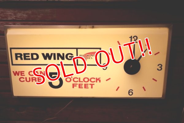 画像1: dp-240911-20 RED WING SHOE / Vintage Lighted Clock