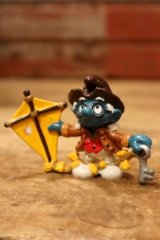 画像: ct-241008-68 Smurf / 1984 "Benjamin Franklin" PVC Figure #20502