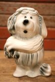 画像1: ct-240718-05 FORD / 1950's-1960's Shaggy Dog Ceramic Coin Bank