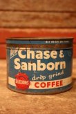 画像1: dp-241027-08 Chase & Sanborn COFFEE 1940's TIN CAN