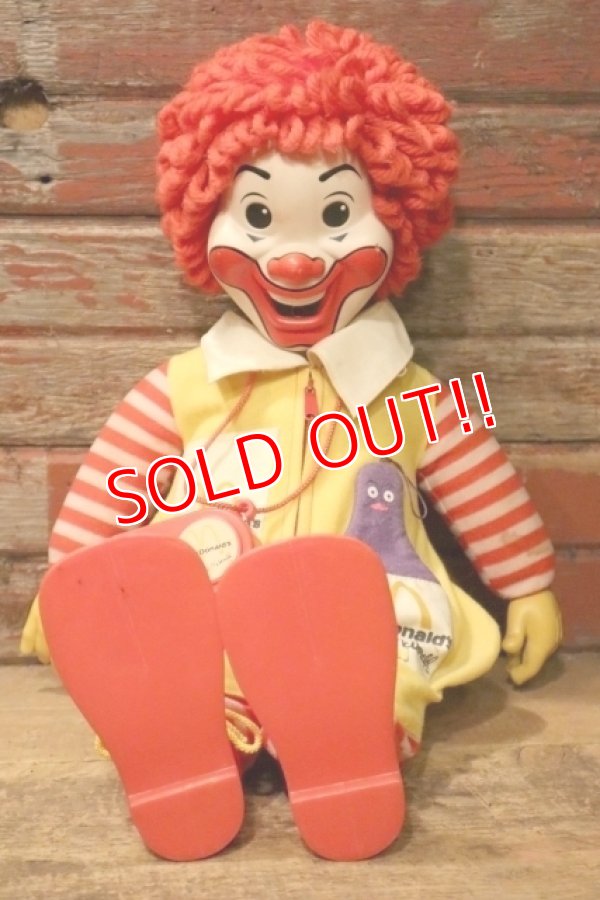 画像1: ct-241008-78 Ronald McDonald / Hasbro 1978 Whistle Doll