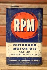 画像: dp-241027-17 RPM / OUTBOARD MOTOR OIL SAE 40 One U.S. QUART Can