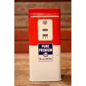 画像: dp-241027-03 PURE PREMIUM Gas Pump Tin Coin Bank