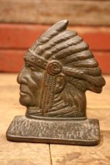 画像: dp-241008-06 Indian Head Bookend