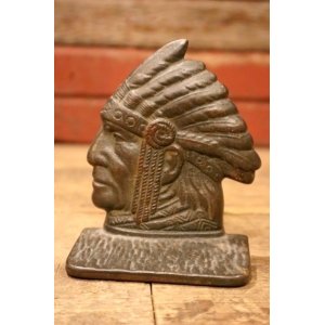 画像: dp-241008-06 Indian Head Bookend