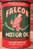 画像2: dp-241106-06 FALCON MOTOR OIL / 1940's-1950's One U.S. Quart Can