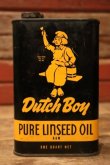 画像1: dp-241106-20 Dutch Boy Paint 1950's-1960's PURE LINSEED OIL One Quart Can