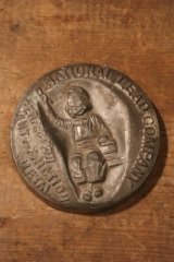 画像: dp-240911-87 NATIONAL LEAD COMPANY 1930's Dutch Boy Paint Metal Paperweight