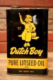 画像1: dp-241027-15 Dutch Boy Paint 1950's-1960's PURE LINSEED OIL One Quart Can