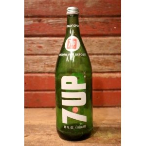 画像: dk-066 7 Up / 1970's 32 FL.OZ. Bottle