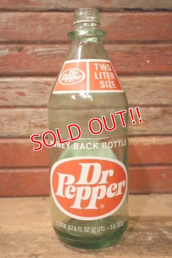 画像1: k-075 Dr Pepper / 1970's 67.6 FL.OZ. Bottle