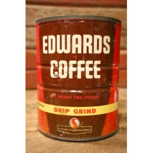 画像: dp-241106-47 EDWARDS COFFEE / Vintage Tin Can