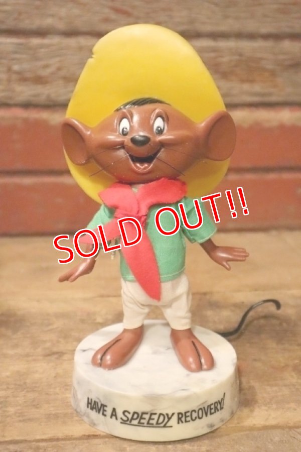 画像1: ct-241008-56 Speedy Gonzales / DAKIN 1970's Figure w/ Stand