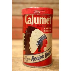 画像: dp-241027-24 Calumet BAKING POWDER / 1950's 1/2 LB. CAN