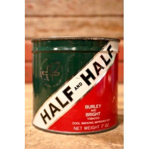 画像: dp-241106-34 BURLEY AND BRIGHT TOBACCO 1950's-1960's HALF AND HALF CAN