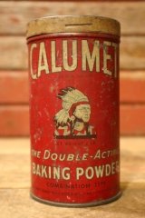 画像: dp-241106-11 CALUMET BAKING POWDER / 1930's 1 LB. CAN