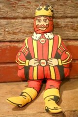 画像: ct-241027-15 BURGER KING / The King 1970's Pillow Doll【ダメージ有】