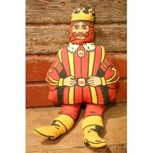 画像: ct-241027-15 BURGER KING / The King 1970's Pillow Doll【ダメージ有】