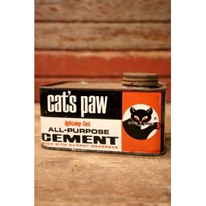 画像: dp-241106-15 CAT'S PAW RUBBER CO., INC. 1960's ALL-PURPOSE CEMENT CAN