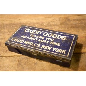 画像: dp-240605-02 GOOD MFG. Co, INC / 〜1950's "GOOD" GOODS WASHER TIN BOX