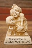 画像1: ct-220901-15 R & W BERRIES 1979 Message Doll "Grandmother Is Another World For Love"