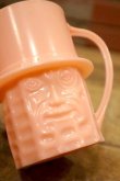 画像2: ct-240301-15 PLANTERS / MR.PEANUT 1950's Plastic Mug (Pink)