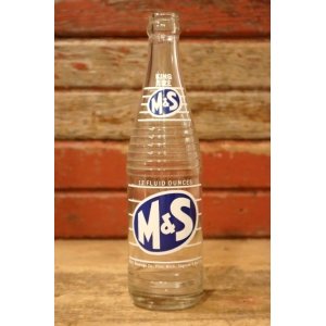 画像: dk-075 M & S Beverages 1950's M & S 12 FL. OZ. Bottle