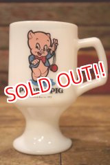 画像: kt-241106-03 Porky Pig / FEDERAL 1970's Footed Mug