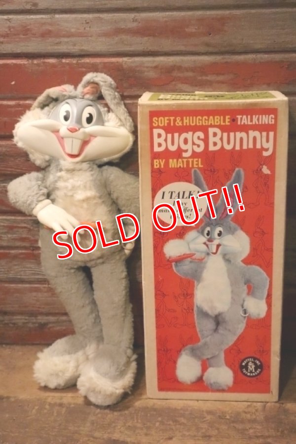 画像1: ct-241008-47 Bugs Bunny / MATTEL 1964 Talking Rubber Face Doll