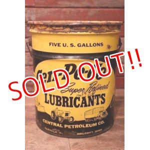 画像: dp-240101-43 Cen-Pe-Co LUBRICANTS / 1970's-1980's 5 U.S.GALLONS Oil Can