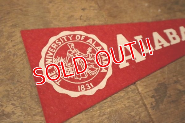 画像2: dp-241106-29 THE UNIVERSITY OF ALABAMA /  Vintage Mini Pennant