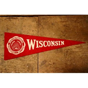 画像: dp-241106-29 UNIVERSITY OF WISCONSIN /  Vintage Mini Pennant