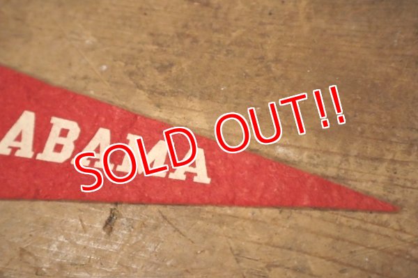 画像3: dp-241106-29 THE UNIVERSITY OF ALABAMA /  Vintage Mini Pennant