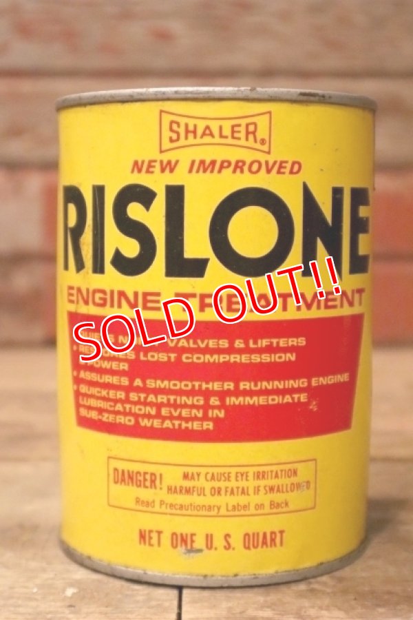 画像1: dp-240207-18 SHALER RISLONE / ENGINE TREATMENT One U.S. Quart Can